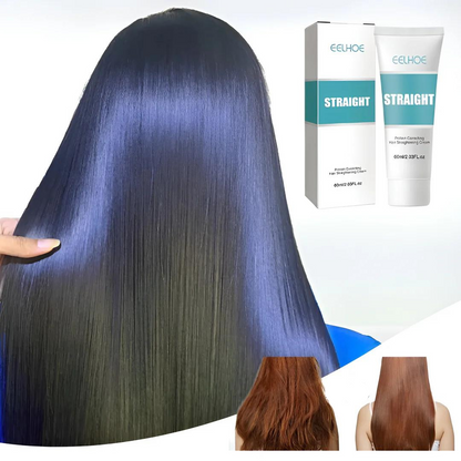 Keratin Hair Straightening Cream with Glycerin and Collagen, 60ml