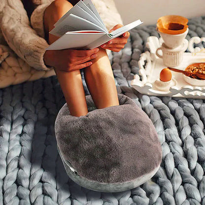 Foot Warmer with Adjustable Heat Dial and Machine Washable Liner