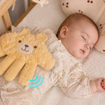 Rhythmic Patting Device for Infant Sleep with Battery Operation and Quiet Motor