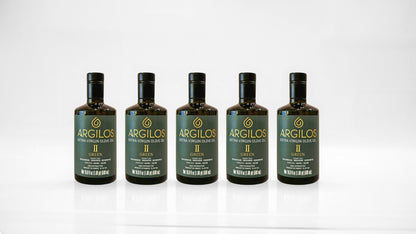 Argilos II Green – 5-Bottle Greek EVOO Essentials Pack (5 × 500 ml)