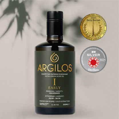 ARGILOS I (Early Harvest) Greek Extra Virgin Olive Oil (500ml)