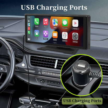 Touch Screen Car Stereo with Wireless Phone Pairing and Backup Camera, Voice Control