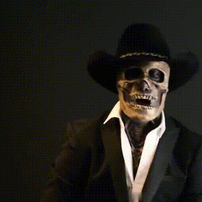 Realistic Skeleton Face Mask with Matching Hat for Halloween Costumes
