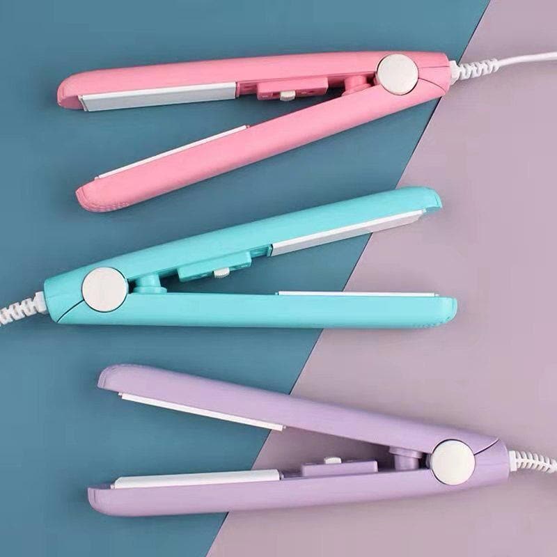 Mini Hair Straightener with Ceramic Floating Plates and 30 Second Heat Up