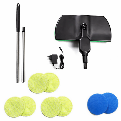 Electric Spin Mop with 180 Degree Rotating Head and Rechargeable Battery, 51in