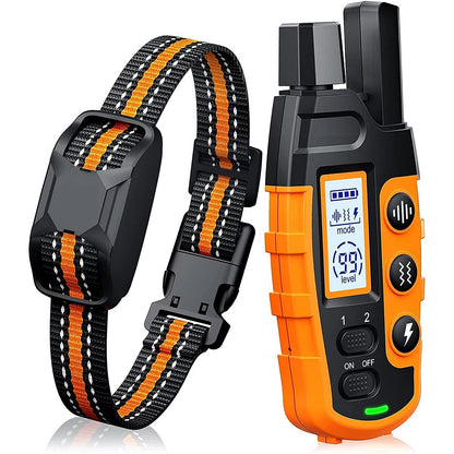 Remote Dog Training Collar with 3280ft Range and Three Training Modes, Waterproof Rechargeable