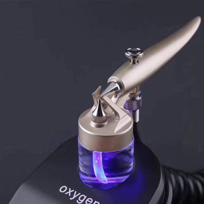 Facial Jet Machine with Oxygen Infusion and Product Dispenser, Portable