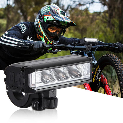 Rechargeable Bike Light with Three Modes and Universal Handlebar Mount, Shock Resistant