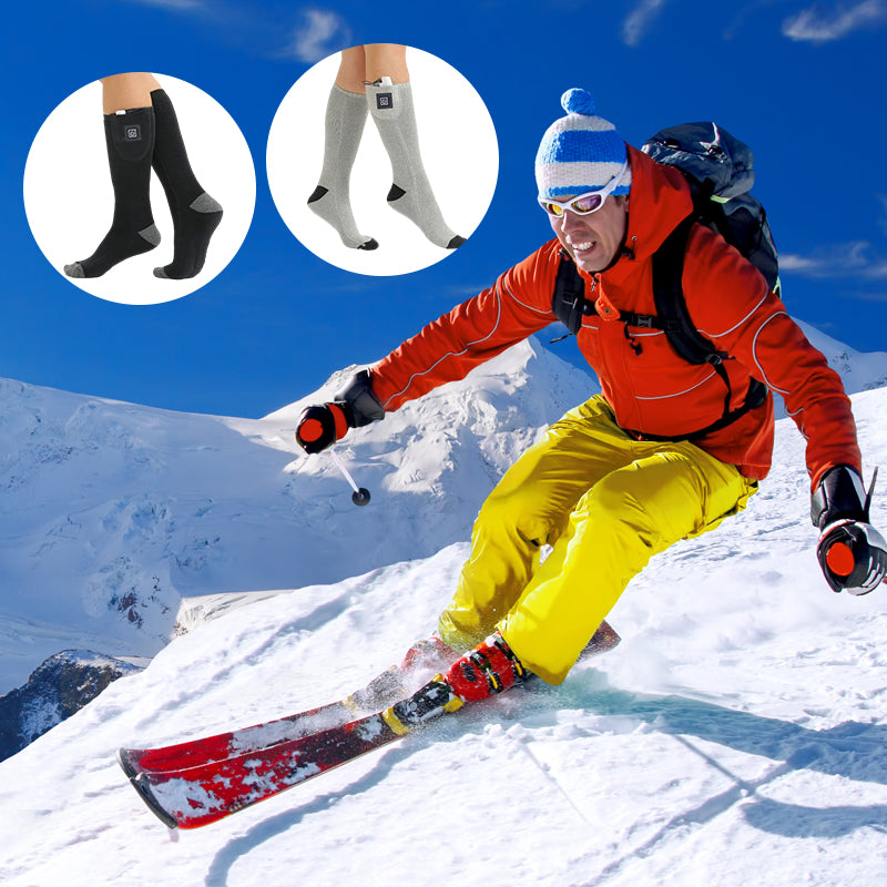 Rechargeable Heated Socks with Adjustable Temperature Control, 8-Hour Battery