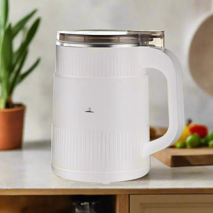 Electric Grain Mill with Stainless Steel Container and Cleaning Brush