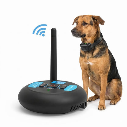 Wireless Dog Training Collar with Remote Boundary Control and Static Correction, 656ft Range