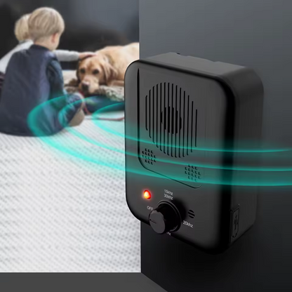 Ultrasonic Dog Bark Control Device with Sound Detection and Adjustable Levels