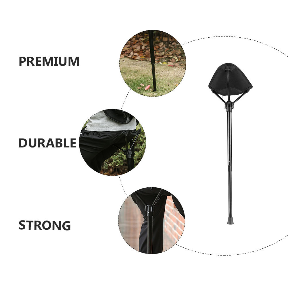 Folding Camping Chair with Nylon Seat and Quick Setup for Hiking and Fishing