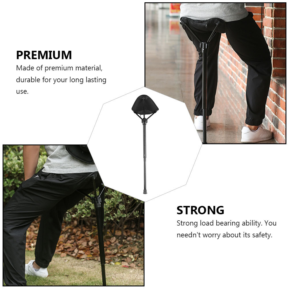 Folding Camping Chair with Nylon Seat and Quick Setup for Hiking and Fishing