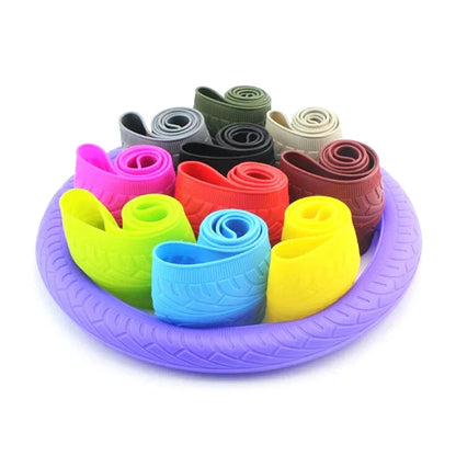 Tire Shape Steering Wheel Cover - Image 2