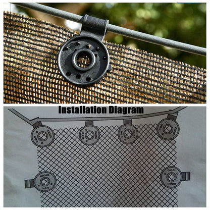 Sun Shade Fix Clamp Net Clip - Image 1