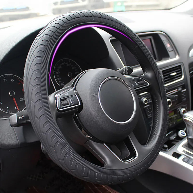 Tire Shape Steering Wheel Cover - Image 0