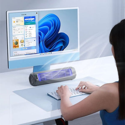 Portable Rechargeable Fan with 36dB Quiet Motor and 8-Hour Runtime