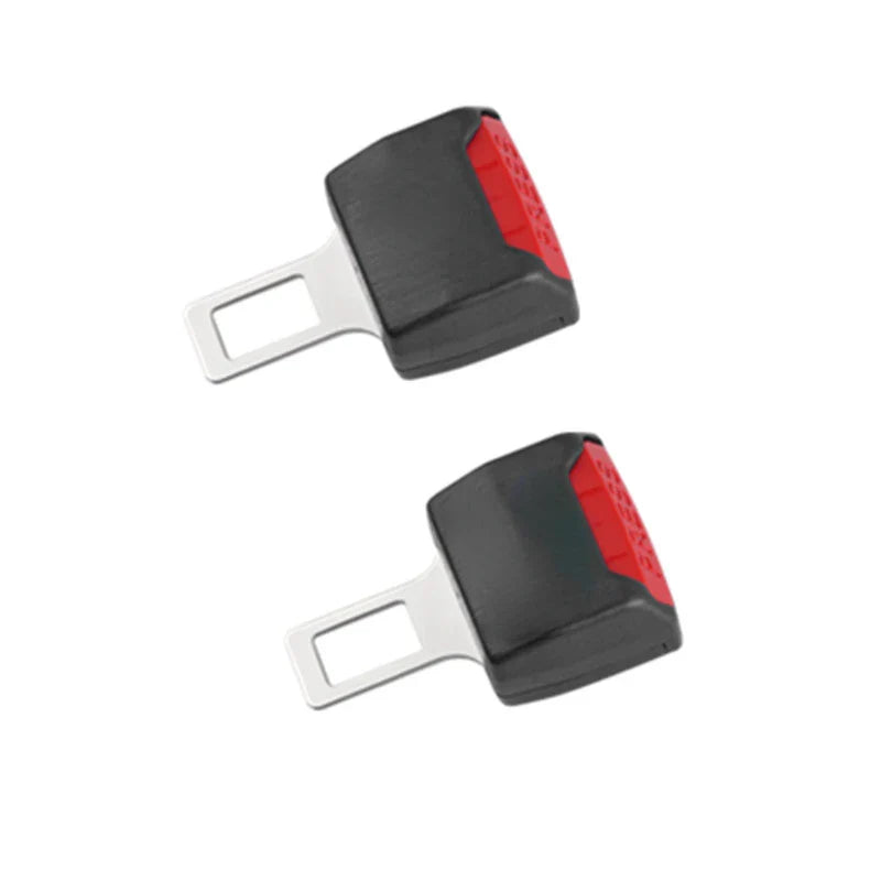 Seat Belt Buckle Extender with Metal Latch and Quick Release Button