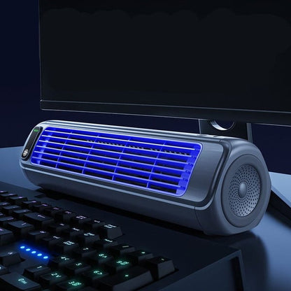 Portable Rechargeable Fan with 36dB Quiet Motor and 8-Hour Runtime