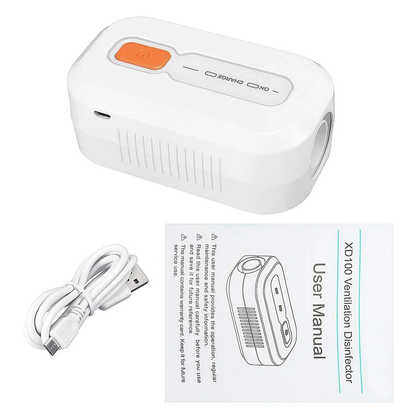 CPAP Sanitizer with Activated Oxygen and Rechargeable Battery, 30-Minute Cycle