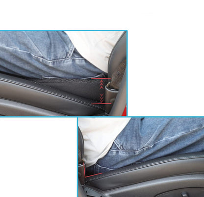 Seat Height Booster Cushion with Ergonomic Support for Improved Driving Visibility