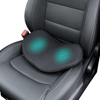 Seat Height Booster Cushion with Ergonomic Support for Improved Driving Visibility