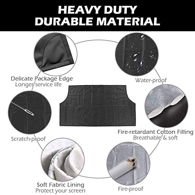 Windshield Cover with Six Magnetic Attachment and Mirror Straps for Cars