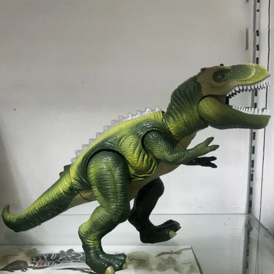 Remote Control T-Rex Dinosaur Toy with Multi-Directional Walking and LED Light Up