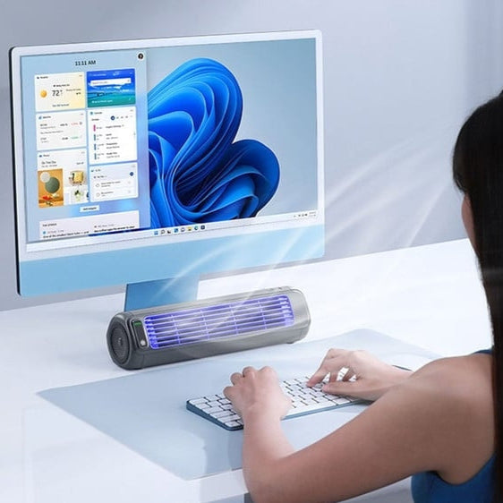 Rechargeable Air Cooler with Water Tank and Three Fan Speeds, Quiet Operation