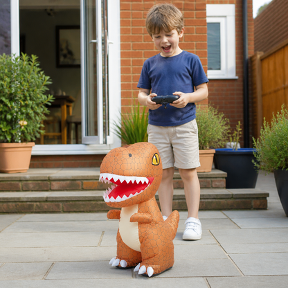 Inflatable T-Rex Dinosaur with Remote Control and Walking Movement