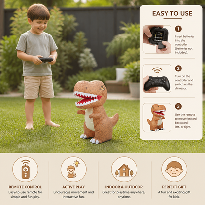 Inflatable T-Rex Dinosaur with Remote Control and Walking Movement