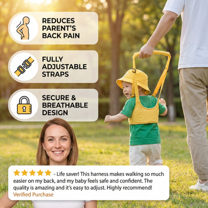 Baby Walking Harness with Adjustable Strap for First Steps Support