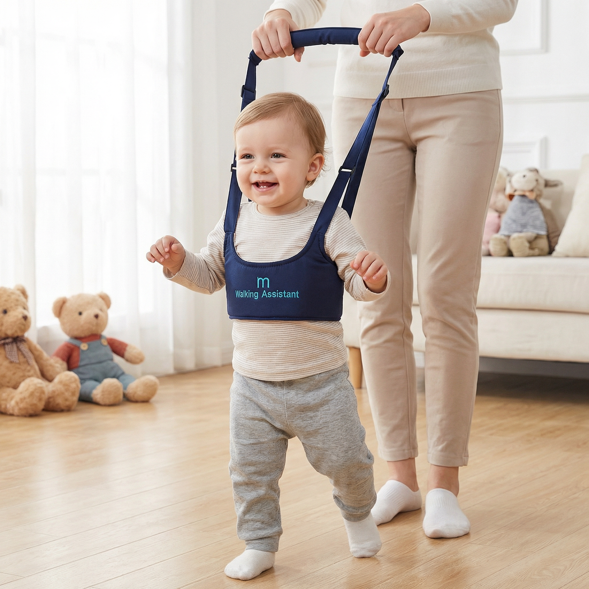 Baby Walking Harness with Adjustable Strap for First Steps Support