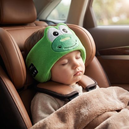 Wireless Sleep Headband with Flat Speakers and Stretchable Fabric for Travel