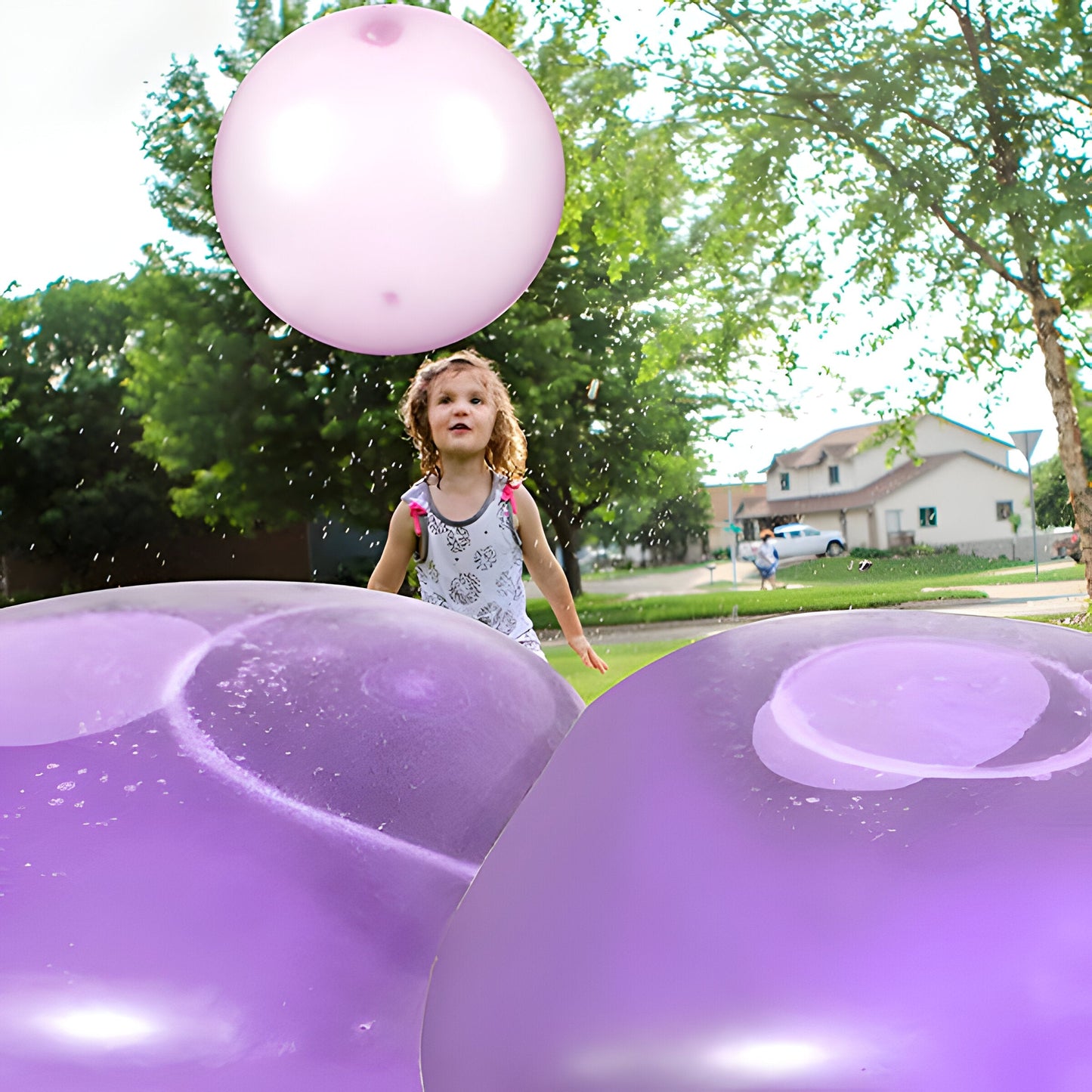 Inflatable Bubble Ball with Stretchable Material for Indoor, Outdoor and Water Play