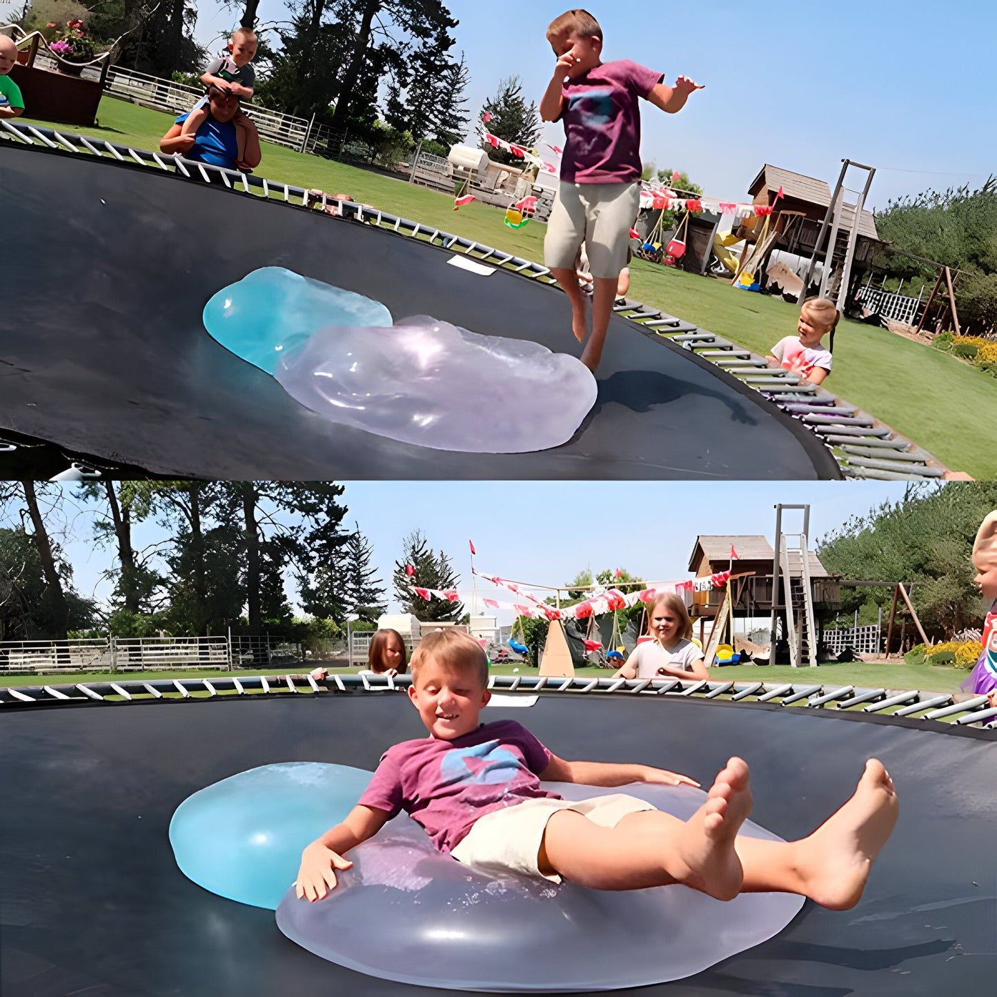 Inflatable Bubble Ball with Stretchable Material for Indoor, Outdoor and Water Play