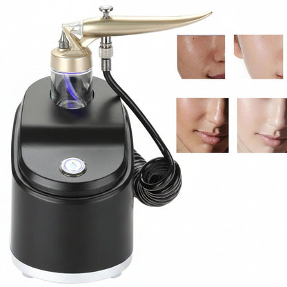 Facial Jet Machine with Oxygen Infusion and Product Dispenser, Portable