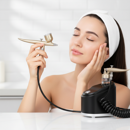 Facial Jet Machine with Oxygen Infusion and Product Dispenser, Portable