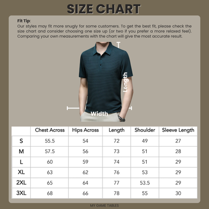 Structured Polo Shirt with Cotton Blend Knit and Flat Collar, Easy Care