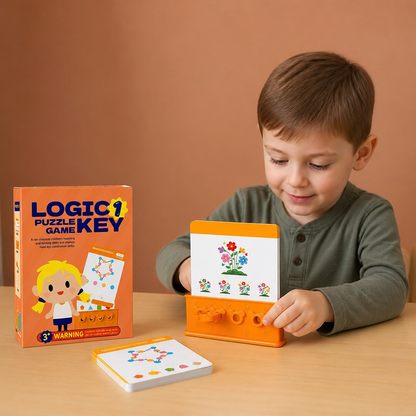 Key and Lock Matching Puzzle Game for Children with Problem Solving Activities