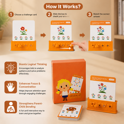Key and Lock Matching Puzzle Game for Children with Problem Solving Activities
