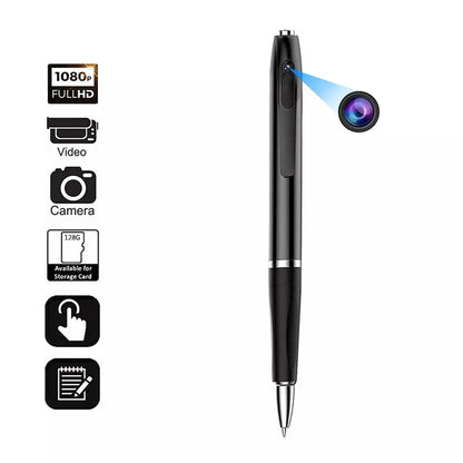 Pen Video Recorder with 1080P HD and Voice Recording, 12MP Photo Capture
