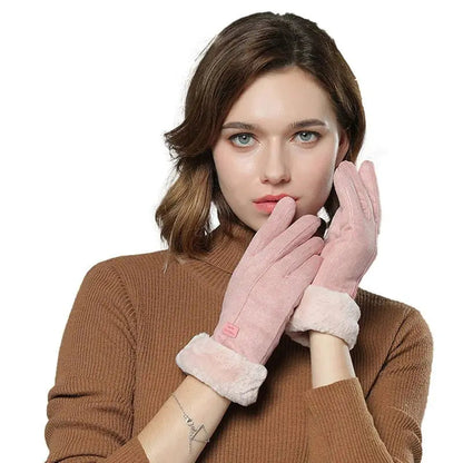 Rechargeable Heated Gloves with 5000mAh Battery and Touchscreen Tips, Water-Resistant All Vera Mart