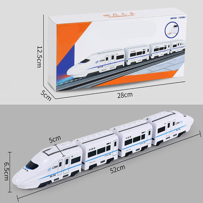 Linking Train Toy with Pull Chain and Bright Colors