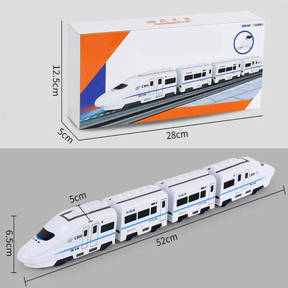 Linking Train Toy with Pull Chain and Bright Colors