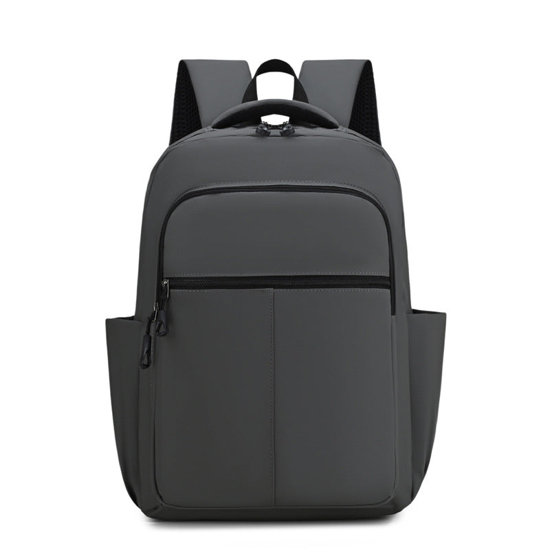 Laptop Backpack with Waterproof Fabric and Breathable Mesh Panel for 15.6in Laptops