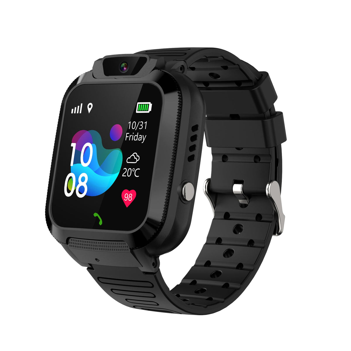 Activity Tracking Wristband with Heart Rate Monitor and Sleep Analysis, 7-Day Battery