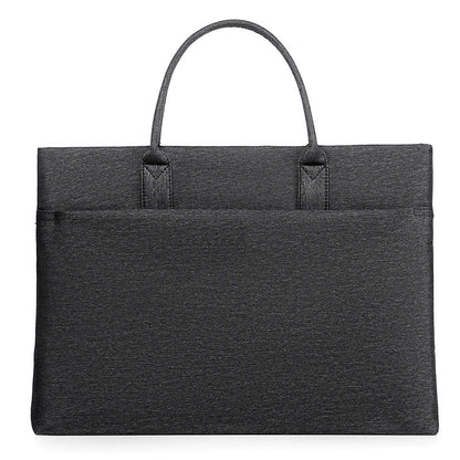 Professional Document Tote Bag with Large Main Compartment and Sturdy Handles