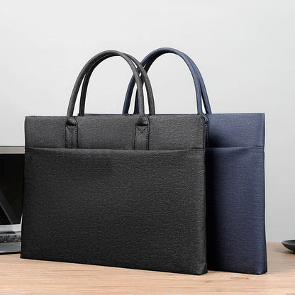 Professional Document Tote Bag with Large Main Compartment and Sturdy Handles